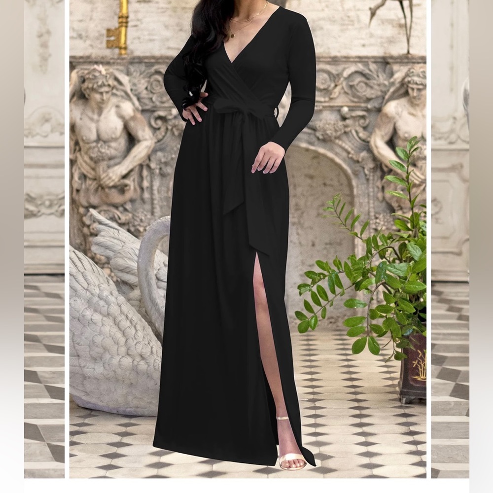 Black maxi dress. Wedding guest dress. Brand new with tags attached. Size 4x.